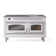ILVE Nostalgie II Noblesse 60 in Dual Fuel Range, 9 Burner, Griddle