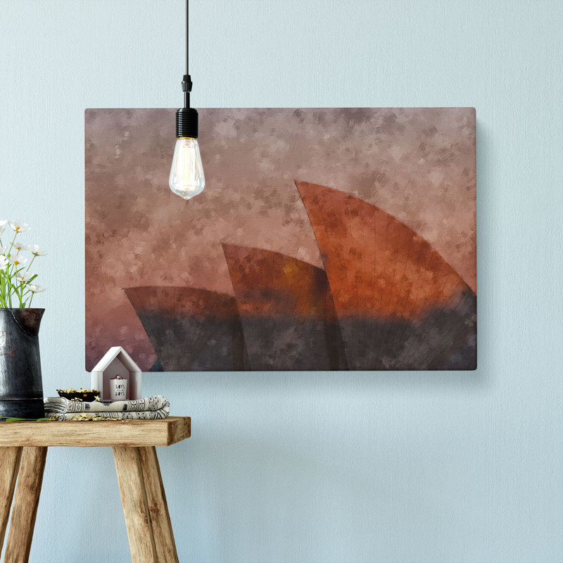 The Sydney Opera House - Wrapped Canvas Painting, 35cm H x 50cm W x 3cm D