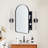 W H Recessed Framed Medicine Cabinet with Mirror and 2 Adjustable Shelves-449913296-449885867