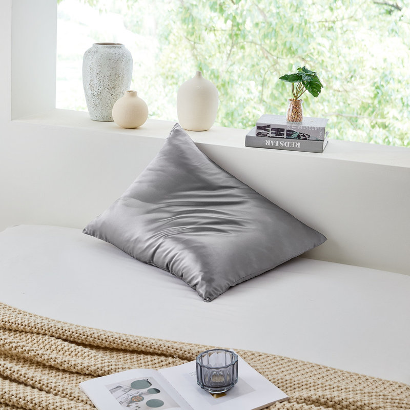 Silk Baby - Coma Inducer Standard Size Pillowcase, Dark Gray