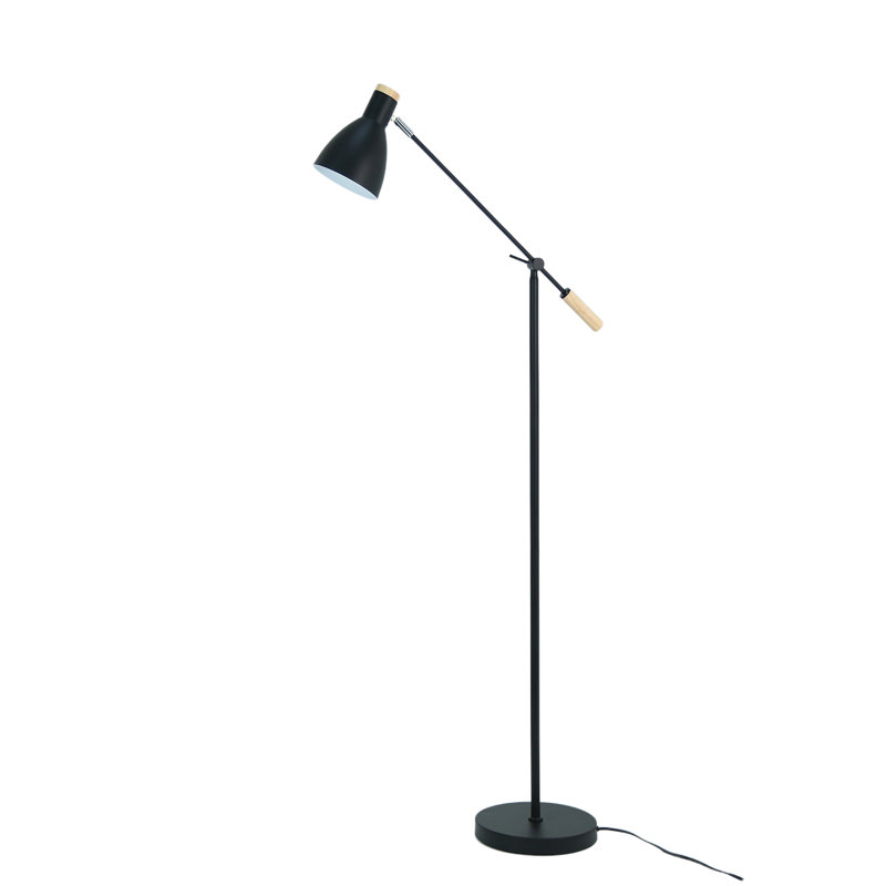 Yuraima 55'' Task Floor Lamp, Black