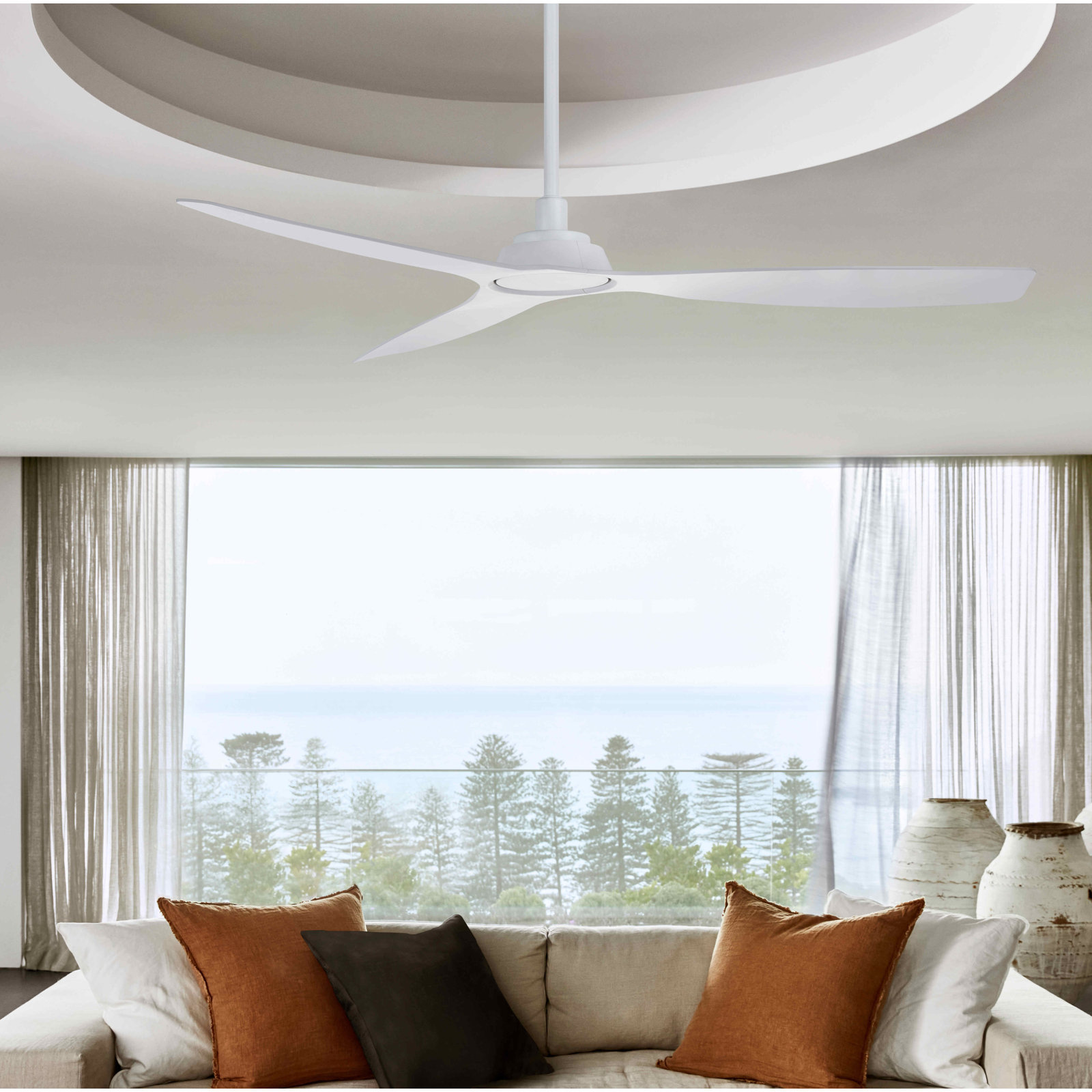 Willow 52" Ceiling Fan, White