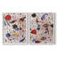 «Miro Memoirs I», reproduction encadrée de qualité supérieure - prête à être accrochée - aucun clou requis - aucun clou requis-309971908-309971904