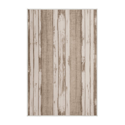  Tapis lavable Coastal Farmhouse