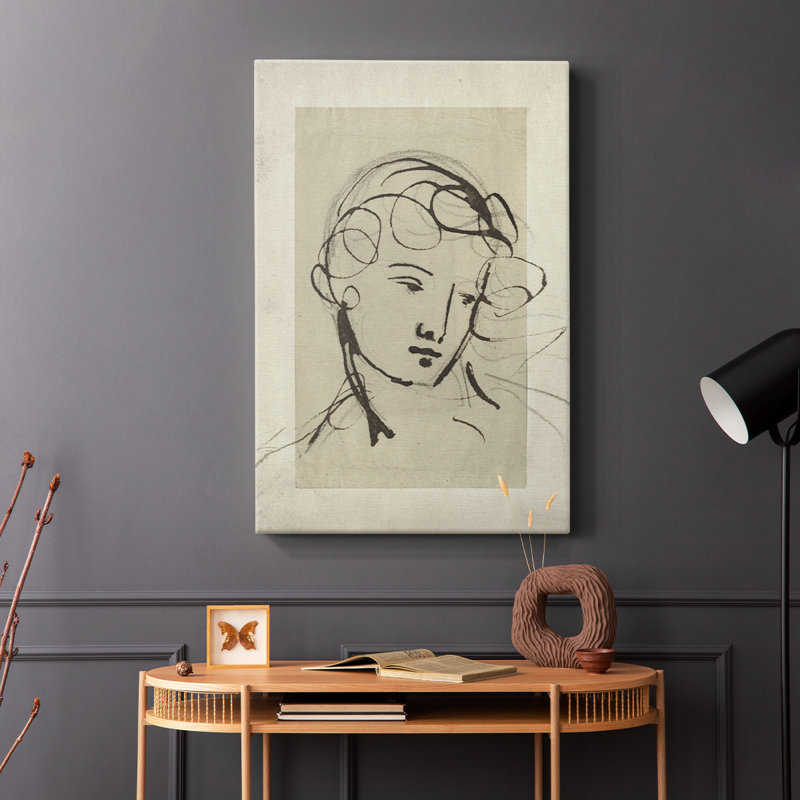Croquis rétro CV - galerie Cavas, H 36 po x l 24 po