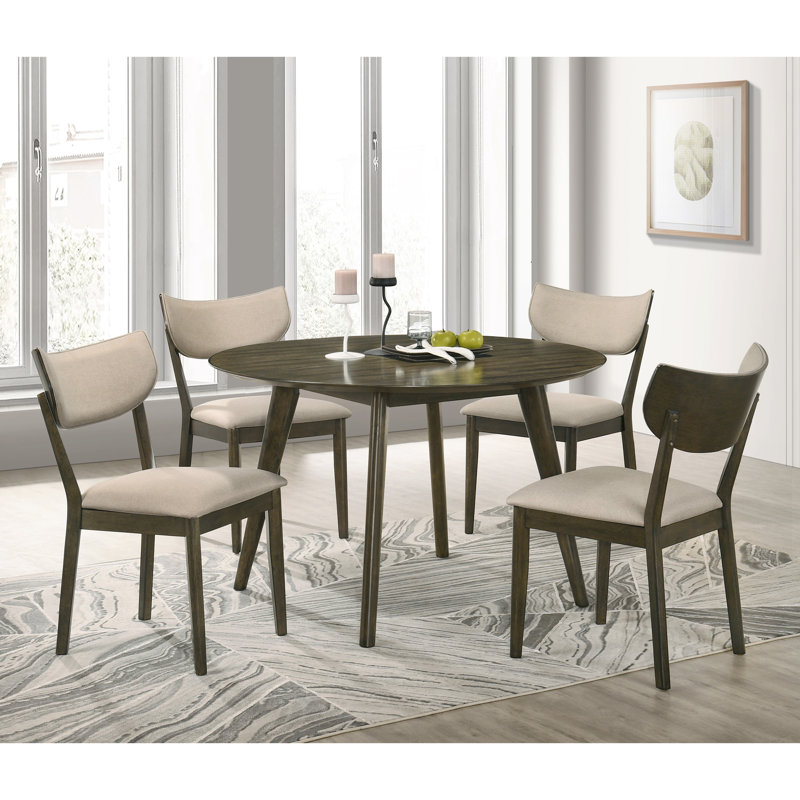 Ariana 5-Piece Round Dining Table Set