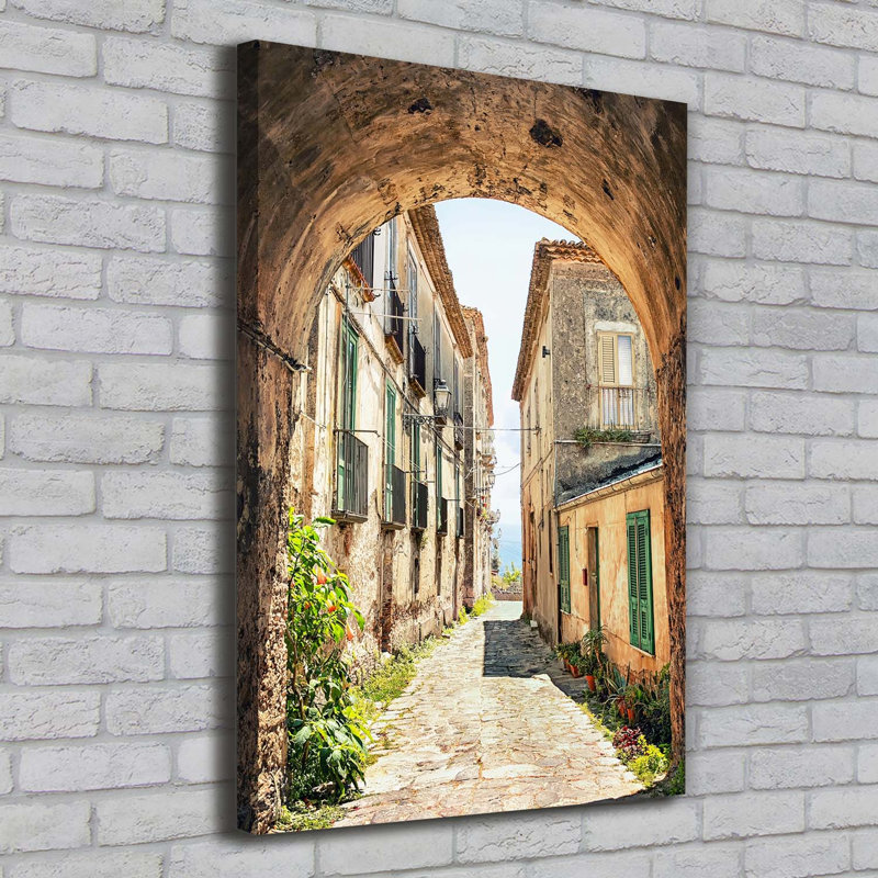 Italian Streets - Wrapped Canvas Print