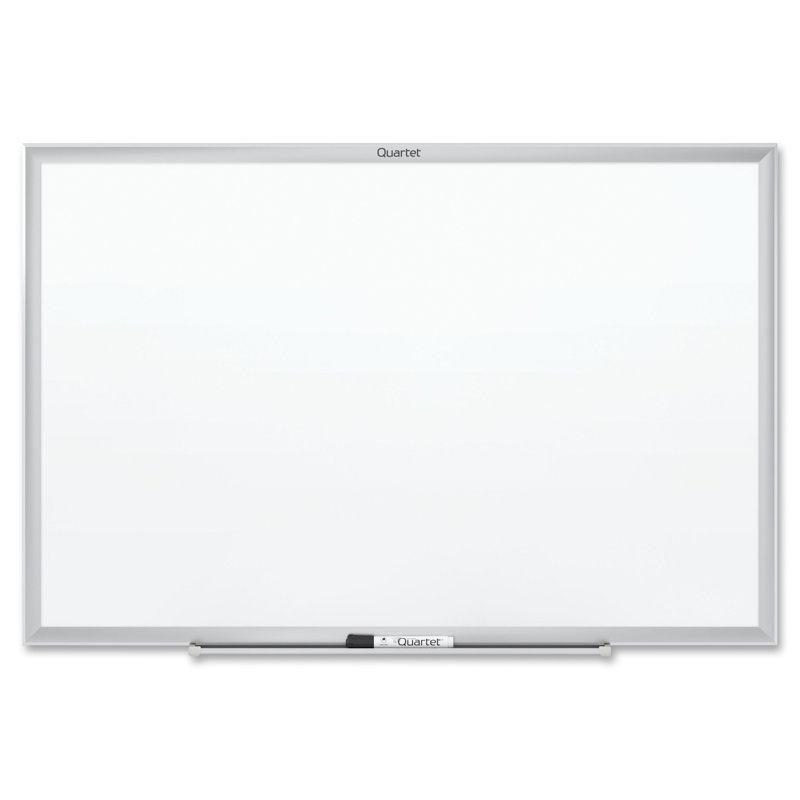 Quartet® Melamine Wall Metal Whiteboard, 1'6" H x 2' W