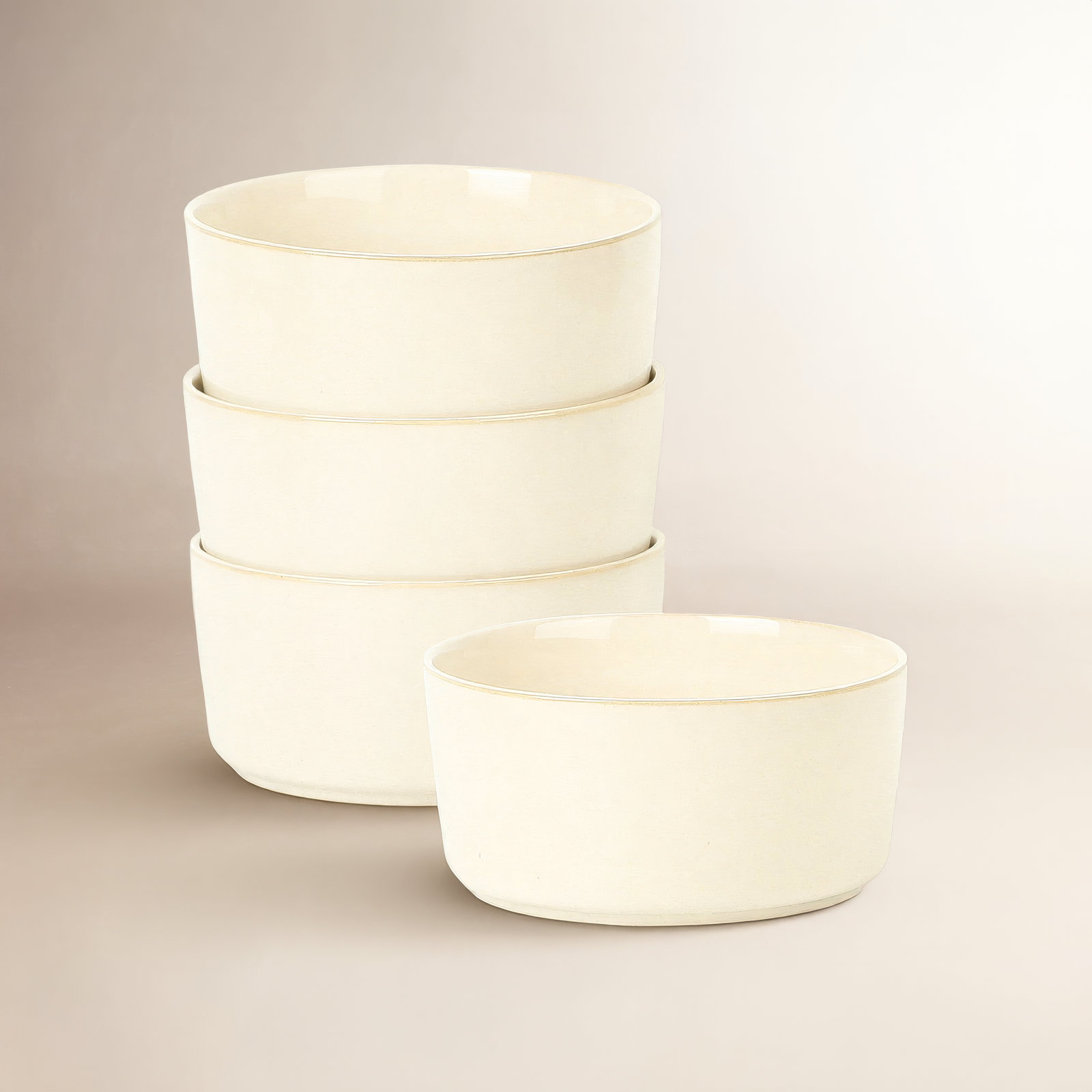 Eden Stoneware Cereal Bowl, Beige