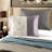 Elegant 7-piece Bedding Set, Polyester Material, Purple Cal King, Modern Design