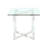 Yasmin Floating Acrylic Lamp Table Base w/ Steel Accents