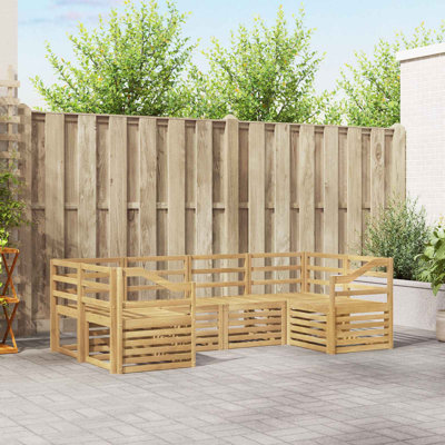 245cm Wide Patio Sectional Set