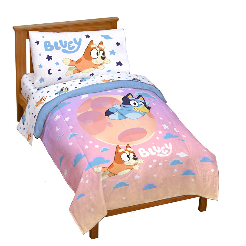 Ensemble de lit pour tout-petit Bluey Sister Sleepytime