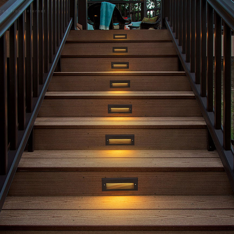 9" LED Landscape Lights IP65 for Step Deck Pathway Fence 3000K Warm White