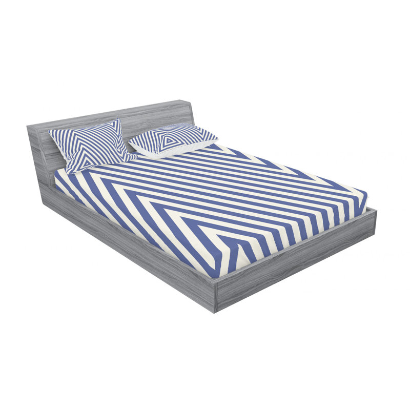Microfiber Geometric Sheet Set