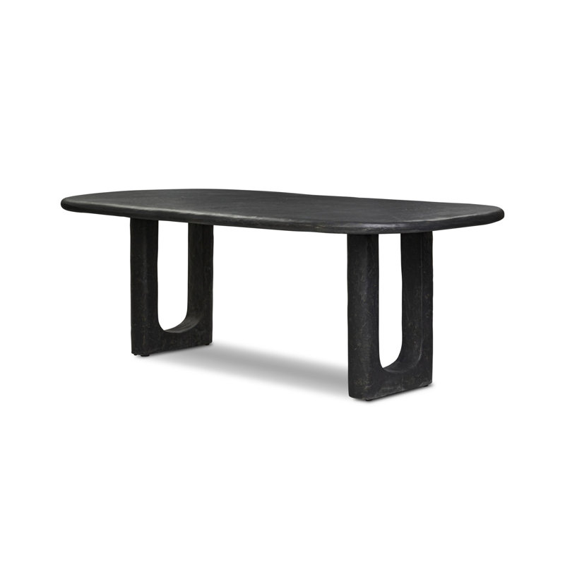 Obito Dining Table-Obsidian Concrete