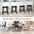 24-inch Modern Solid Wood Saddle Stools With Curved Seats Footrests-106296323