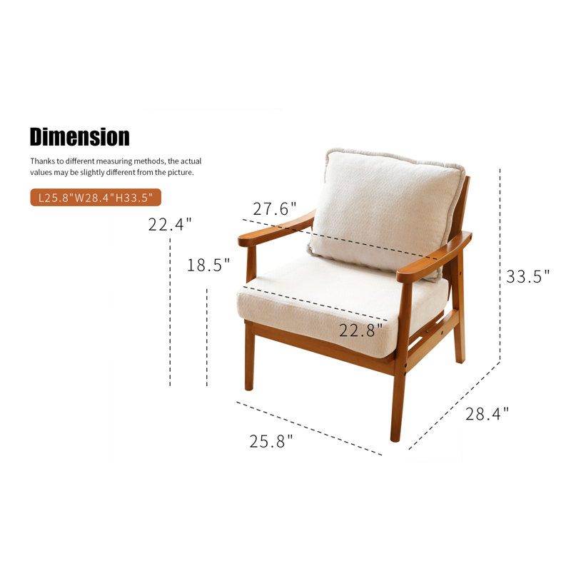 Chaises d'appoint modernes avec bois massif, tissu confortable et espaces polyvalents