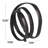 Areeg Black Aluminum Metal Abstract Looped Decorative Sculpture-108541645