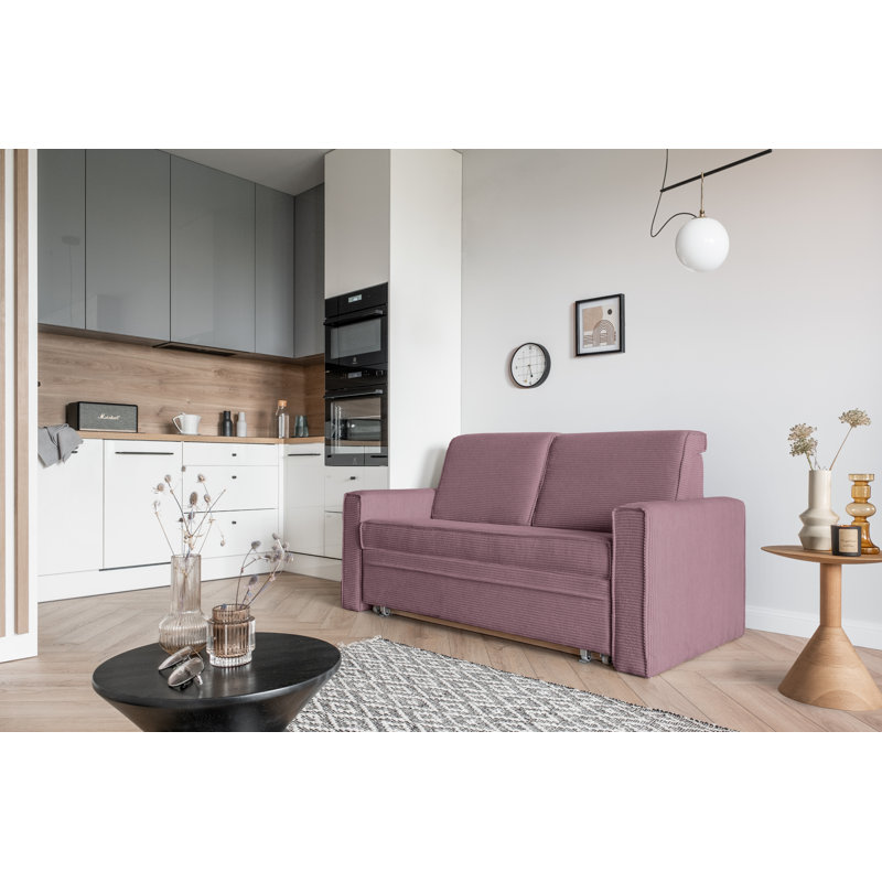 Lucky Lucy 3 Seater Sofa Bed, Pink