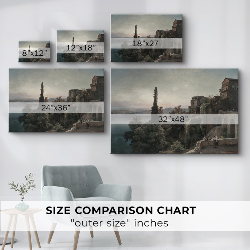Paysages rétro-DCCVII -Galerie en toile Cavas, 12 x 18