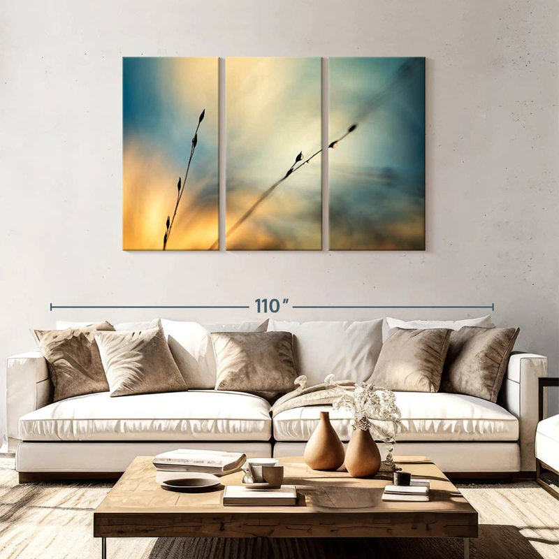 Fall Grasses, 48" H x 74" W