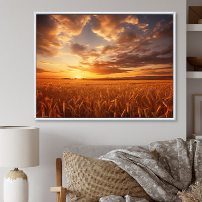 «Scenic Sky On Golden Horizon III», reproduction d'art sur toile