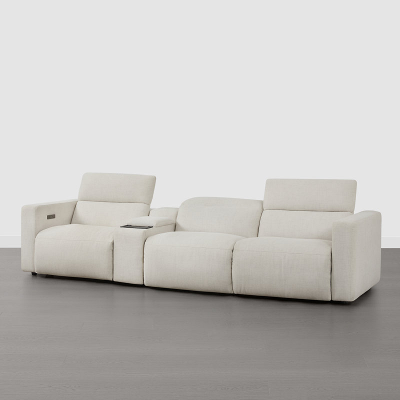 130'' Wide Upholstered Reclining Sofa