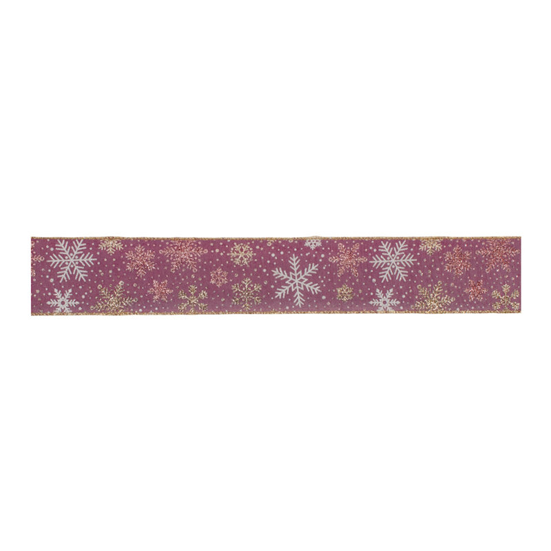 Ruban câblé mauve et scintillant 2,5 po