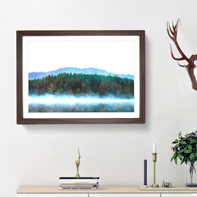 Fir Tree Forest - Picture Frame Graphic Art Print