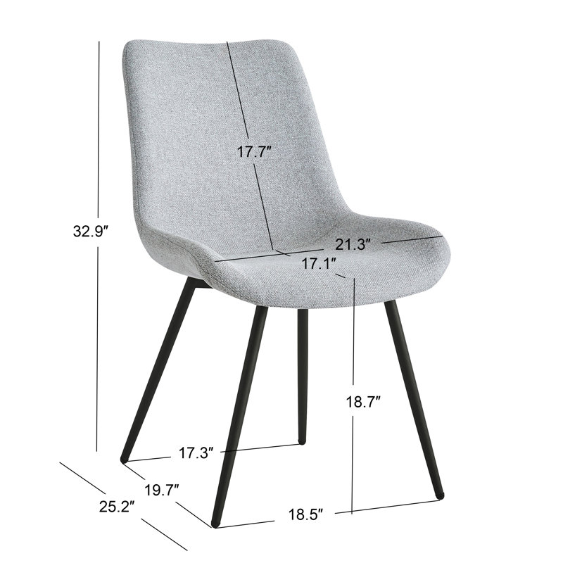 Ensemble de 2 sièges en métal Anissa, Beige