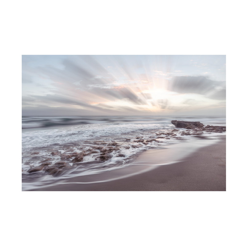 «Celebrate Life Gallery», toile de rêve, plage rocheuse, H 12 po x l 19 po