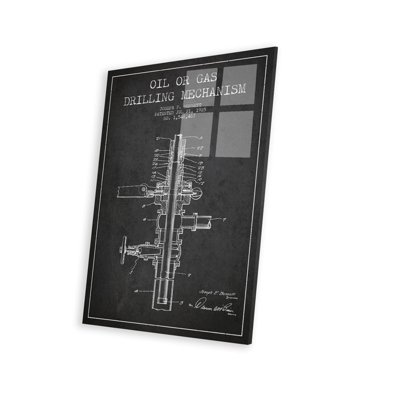 Mécanisme de pétrole et de gaz, brevet de charbon de bois par Aged Pixel