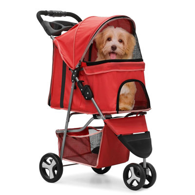 Foldable Pet Stroller Standard Stroller with