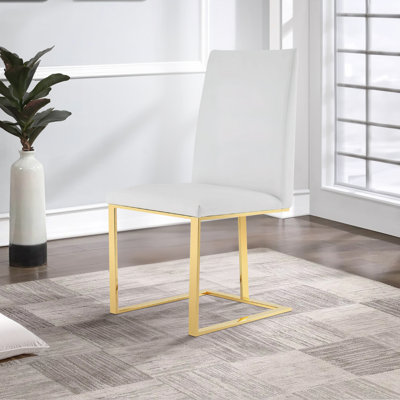 Chrishelle 18.9'' H Faux Leather Upholstered Side Chair