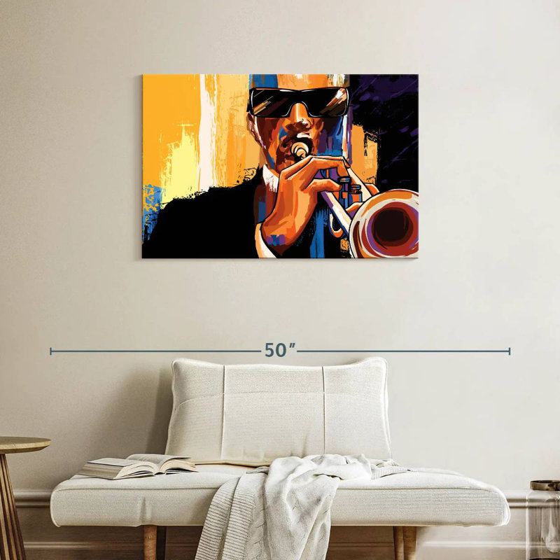 Abarca Trumpet Performer, 24" H x 36" W
