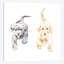 «Yellow And Black Lab Puppies», impression sur toile-31495541-73278473-73280754