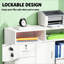 Armoire de rangement mobile multifonctionnelle, support d'imprimante roulant pour le bureau