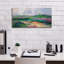  «April Slopes» par Silvia Vassileva, art mural sur toile, 24 po x 12 po