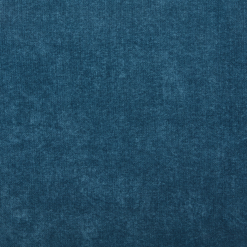 Chaise d'appoint rembourrée avec accoudoirs larges et coussin, Bleu