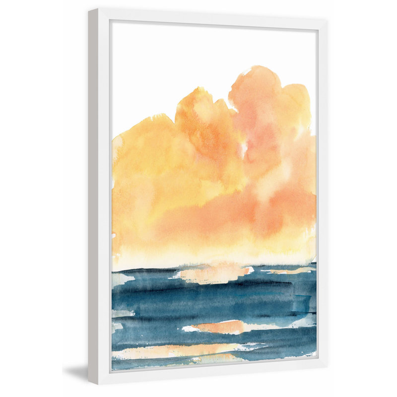 Waterscape par Lindsay - reproduction d'art sur papier encadrée, H 45 po x l 30 po x P 1,5 po