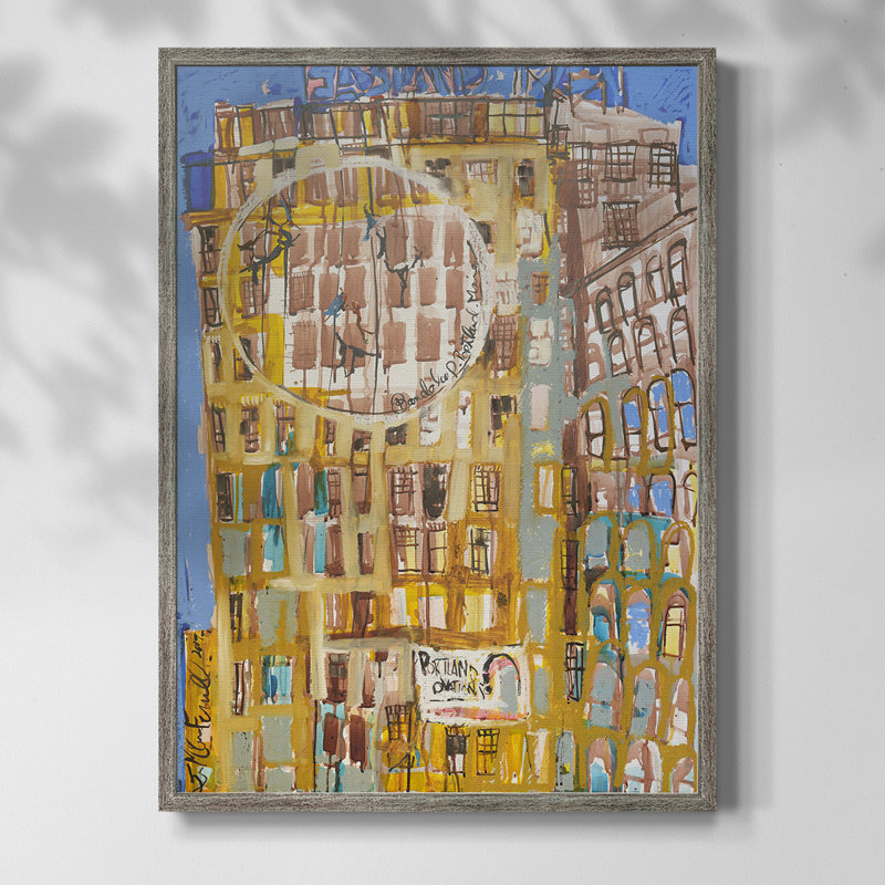 Bandaloo II Framed Print - Solid Wood, 21" H x 17" W