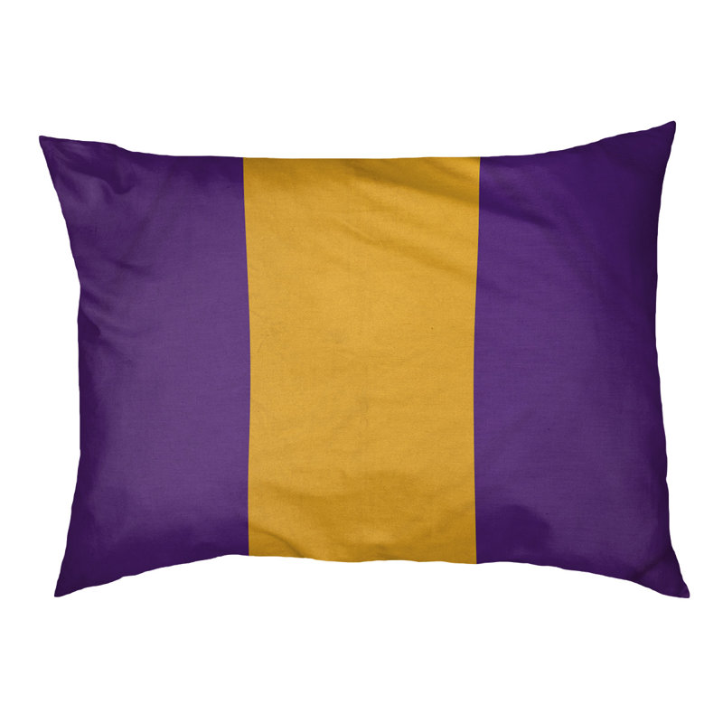 Coussin Designer, Petit (L 18 po x l 28 po), Mauve / or / mauve