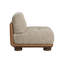 FAUTEUIL TOMO LOUNGE - HOLDEN DUSTY GREIGE / MILLIKEN COGNAC