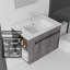 Meuble-lavabo flottant 30 po avec lavabo, porte à fermeture en douceur, lavabo en céramique, contreplaqué (gris)-852922480-852922487