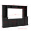 Meuble télé minimaliste avec pont et grand meuble télé avec tablettes réglables-910150693