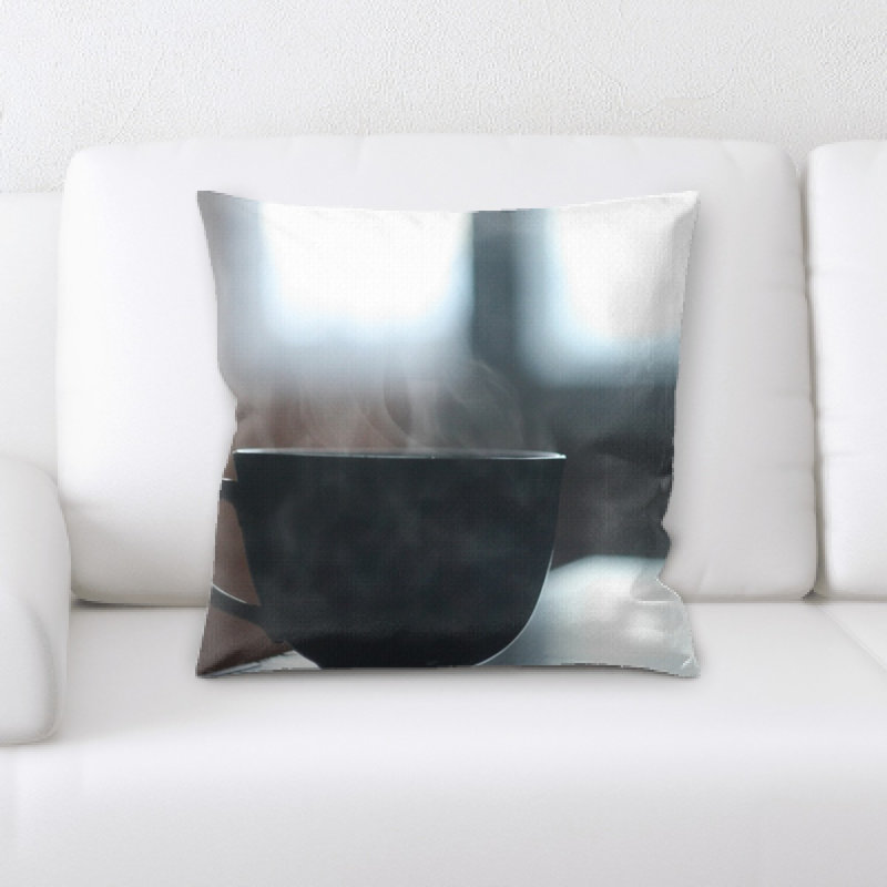 Microsuede Reversible Throw Pillow