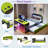 Wood Daybed With Trundle, Desk And Usb Port-63707149