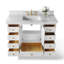 Ensemble de meuble-lavabo simple 48 po Varna-670413020-670252221
