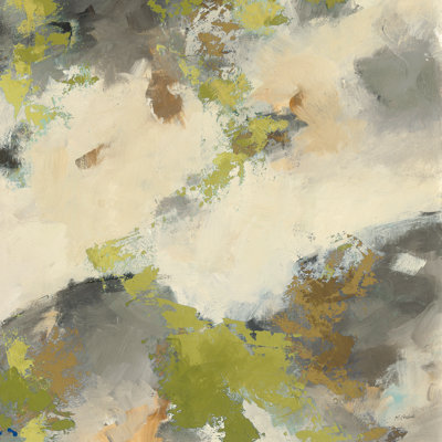 Linden Grey Matter III Square by Mike Schick - Wrapped Canvas Painting